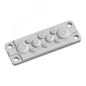 Ввод кабельный FL13 пластик V0 UL94 IP55 от +130 до -40 10 отверстий - фото 1