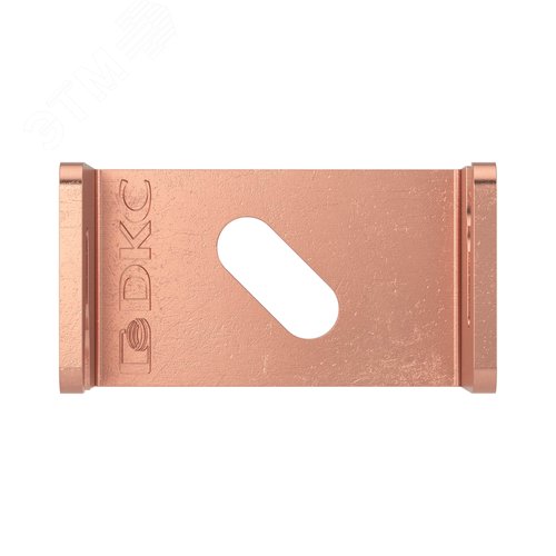 Скоба-держатель полосы 45 мм медь - фото 4