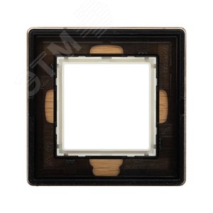 Рамка из натурального дерева, ''Avanti'', беленый дуб, 2 модуля - фото 3