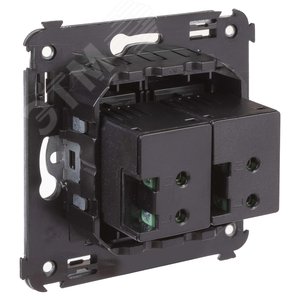 Avanti USB зарядное устройство в стену, , Черный матовый - фото 4