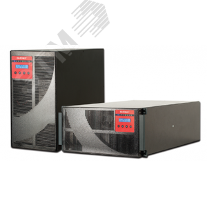 Изображение товара Источник бесперебойного питания Online, Solo MD, 12000 ВА / 10800 Вт, 1/1, стоечное исполнение 5U, 6 x C13 + 4 x C19 + клеммная колодка, без внутренних АКБ (шт)