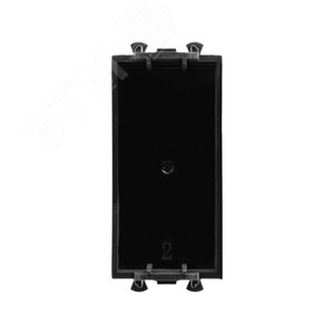 Avanti Заглушка модульная, , Черный матовый, 1 модуль - фото 3