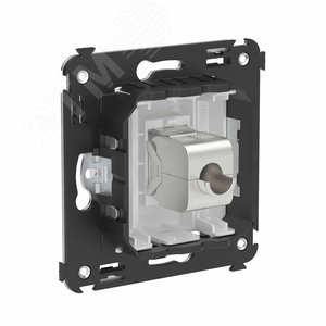 Avanti Компьютерная розетка RJ-45 без шторки в стену, кат.6А одинарная экранированная,  Белое облако - фото 3