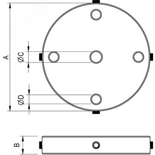 Кольцо соединительное для наружной установки изолированноготокоотвода - фото 2