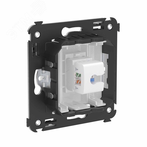 Avanti Телефонная розетка RJ-12 без шторки в стенуодинарная Белое облако - фото 3