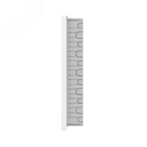 Щиток 36 мод встраиваемый для полых стен слаботочный Фрейм (FRAME), белый, с тонированной дверцей, с монтажной платой, с 2 розетками (арт. 45005) и 2 коробками (арт. 10033) - фото 4