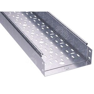 Лоток перфорированный 150х80 L=3000мм толщина 1.2мм цинк-ламельный - фото 1