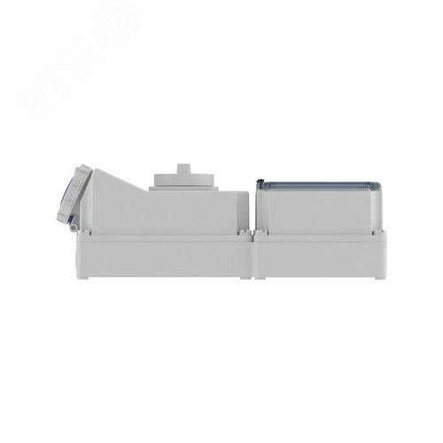 Розетка наружной установки с механической блокировкой и DIN-рейкой на 6 модулей IP67 16А 2P+E 230В - фото 2