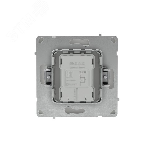 Выключатель одноклавишный с подсветкой, KANT, белый песок - фото 4