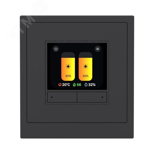 Светорегулятор, умный дом PRO (IoT), KANT, черный уголь - фото 6