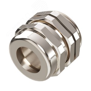 Латунный кабельный ввод диаметр вводного отверстия М24 наружный диаметр кабель 10-14 м - фото 1