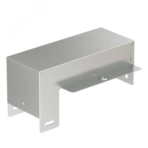 Ответвитель-крышка Т-образный вертикальный вниз DDS 150/50 в комплекте крепежные элементы соединительные пластины - фото 2