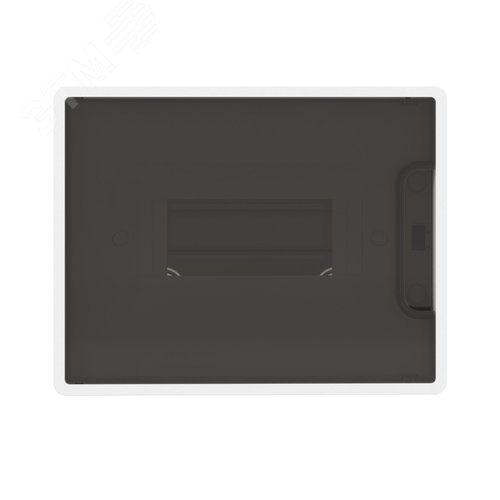 Щиток 8 мод встраиваемый Фрейм (FRAME), белый, с тонированной дверцей, с 2 шинами PEN на 6 и 8 отв. - фото 2