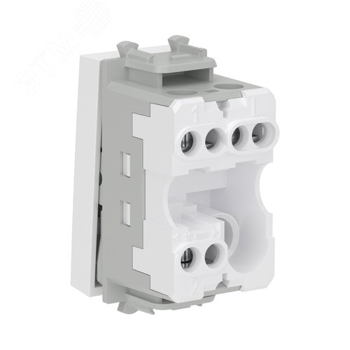 Переключатель модульный, Avanti, белое облако, 1 модуль - фото 4