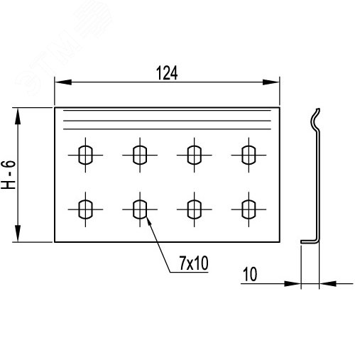 Соединитель усиленный горизонтальный GTO 80 L - фото 2
