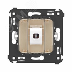 Avanti Компьютерная розетка RJ-45 без шторки в стену, кат.6 одинарная,  Ванильная дымка - фото 4