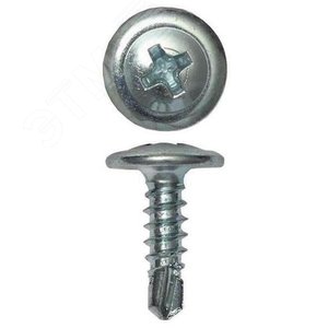 Саморез пресс-шайба 4.2x13 со сверлом - фото 1