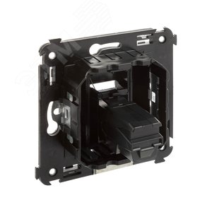 Avanti HDMI розетка одинарная в стену, тип А-А, , Черный матовый - фото 4