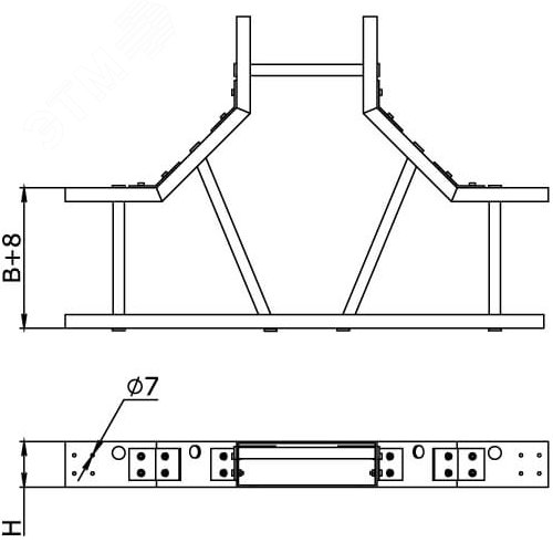 Трансформатор тока CT80 1250A, класс 0.5, 15ВА - фото 2