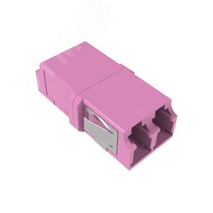 Изображение товара Адаптер LC/UPC-Duplex TOP Senior/Senior SC-footprint OM4 пурпурный (шт)
