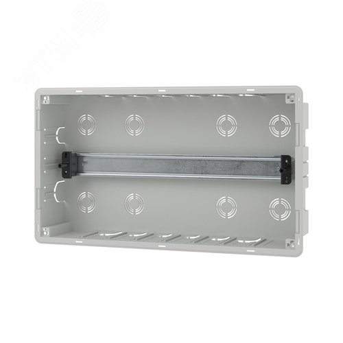 Щиток 18 мод встраиваемый для полых стен Фрейм (FRAME), белый, с прозрачной дверцей, с 2 шинами PEN на 8 и 10 отв. - фото 4