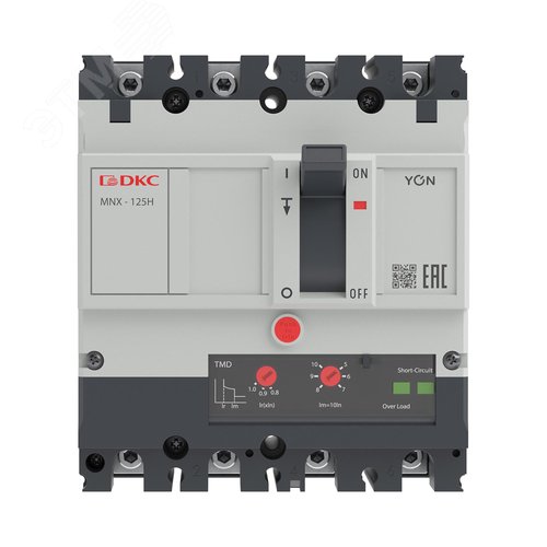 Выключатель автоматический YON pro MNX125H 3N 125 A 150 kA при AC415V расцепитель TMD - фото 2