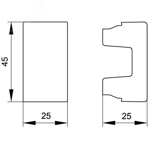 Заглушка, ЭУИ Вива (Viva), 1 мод. сер - фото 4