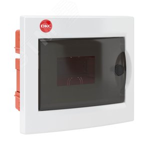 Изображение товара Щит распределительный встраиваемый 4 модуля с дверцей IP41 белый (шт)