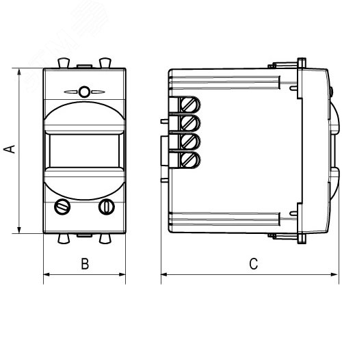 Avanti Датчик движения ''Белое облако'', 16A, 1 модульный - фото 6