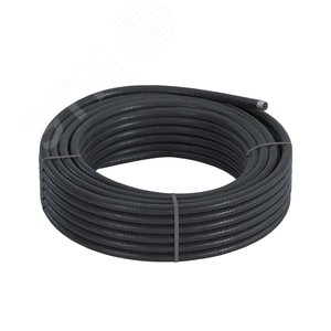 Металлорукав DN 50мм в гладкой PU оболочке, Dвн 50,5 мм, Dнар 57,0мм, 25м, цвет черный - фото 3