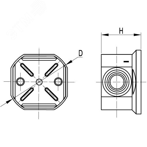 Коробка распределительная с кабельными вводами IP44 80х40мм (розница) - фото 5