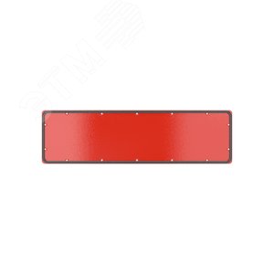 Фланец сплошной для корпусов ST, тип 5, 543x153 мм, красный RAL3020 - фото 2