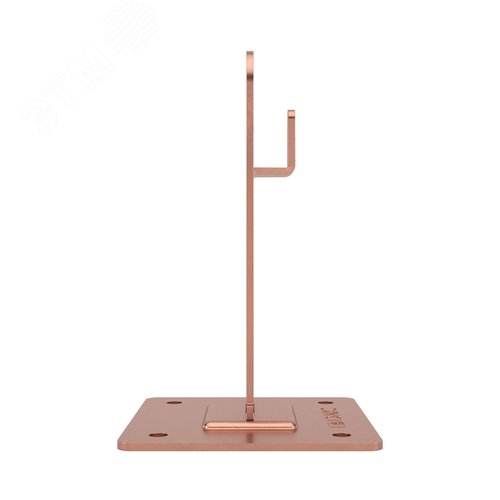 Держатель для плоской кровли металлический 100 мм медь - фото 2