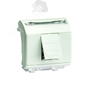 Изображение товара Розетка USB 3.0 со шторкой Brava слоновая кость 2 модуля (шт)