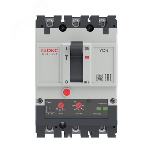 Выключатель автоматический YON pro MNX125H 3P 100 A 150 kA при AC415V расцепитель TMM - фото 2