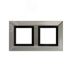 Рамка из металла, ''Avanti'',  никелированная, 4 модуля - фото 1