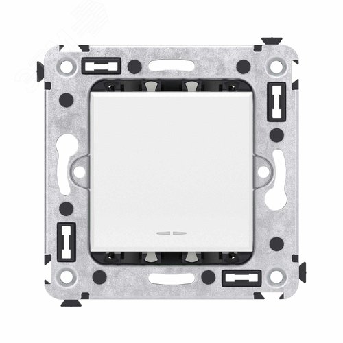 Avanti Кнопка одноклавишная в стену  Белое облако - фото 1