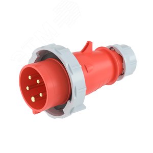 Изображение товара Вилка кабельная CP IP67 32A 3P+E+N 400В c фазоинвертером (шт)