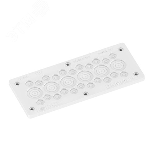 Мембранный кабельный ввод, EPDM, IP66, t эксп. -70..+90, ШхВ 216х89 мм,22x?2,0-13,5 мм, 6x?2,0-27,5 мм - фото 1