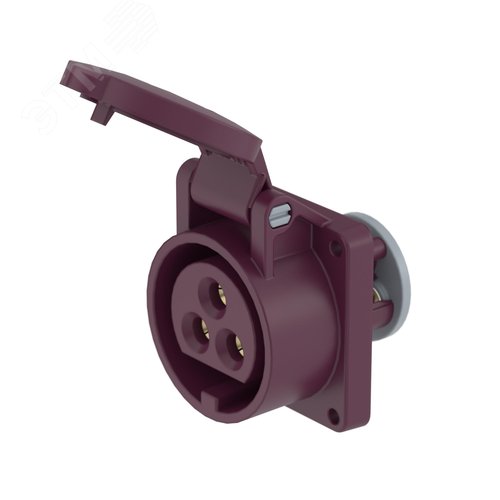 Розетка панельная PSS IP44 32A 3P 25В - фото 1