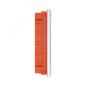 Щит распределительный встраиваемый ЩРв-П-24 IP41 пластиковый прозрачная дверь с клеммным блоком и замком - фото 2