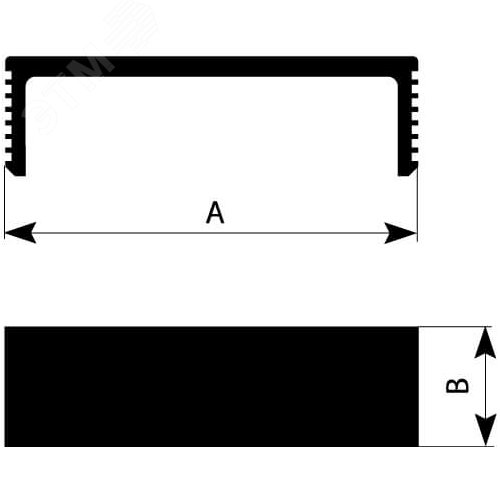 Скоба фиксирующая для короба 120х60 мм - фото 2