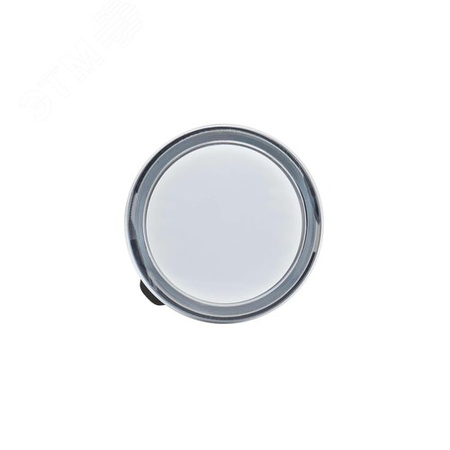 Сигнальная лампа со встроенным диодом 9-24В, белая, алюминиевое кольцо, зажим Plug-In - фото 3