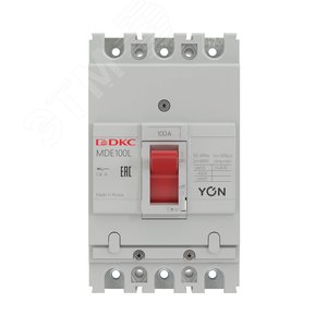 Выключатель автоматический в литом корпусе YON MDE100L025 3P 25А 8kA MDE100L025 DKC - 3