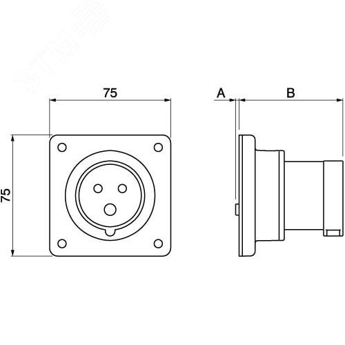 Трансформатор тока CT80 1000A, класс 0.2, 10ВА - фото 2
