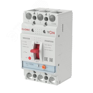 Изображение товара Выключатель автоматический YON MGS125 3P 80-100 A 18 kA (шт)