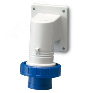 Вилка панельная с наклоном IP67 16A 2P+E 250В - фото 1