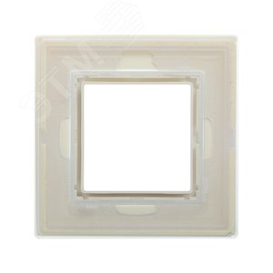 Рамка из натурального стекла, ''Avanti'', светло-зеленая, 2 модуля - фото 3