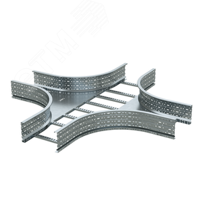 Ответвитель Х-образный лестничный 80х700 цинк-ламельный - фото 1