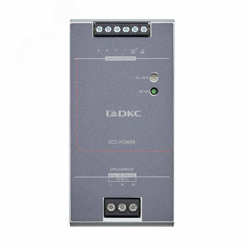 Источник питания ''ECO POWER'', однофазный, 240Вт, 10А, 24В - фото 2